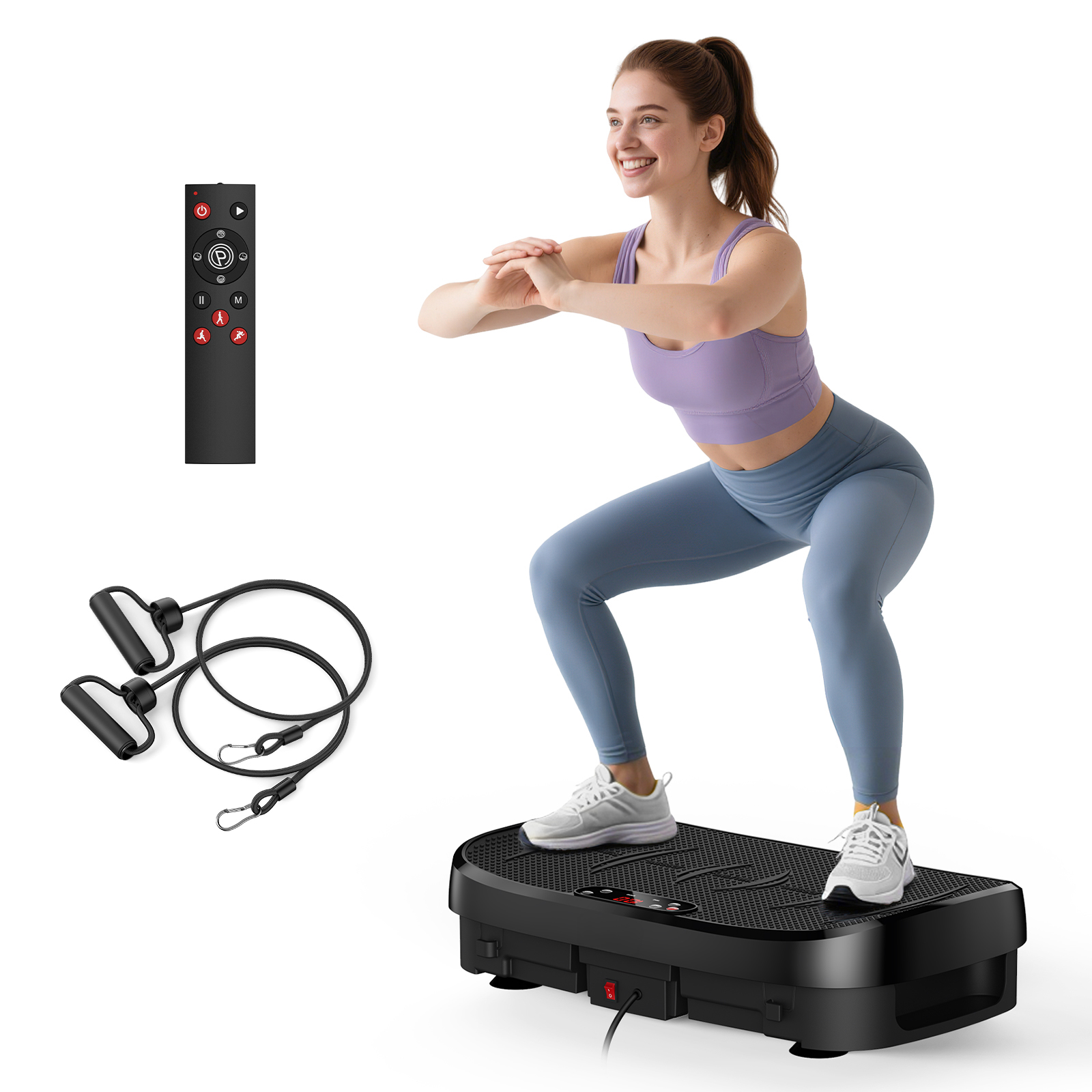Sports Equipment List - Platforma wibracyjna do spalania tłuszczu, fitness,