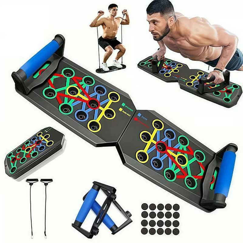 Sports Equipment List - Składana deska do pompek z taśmami