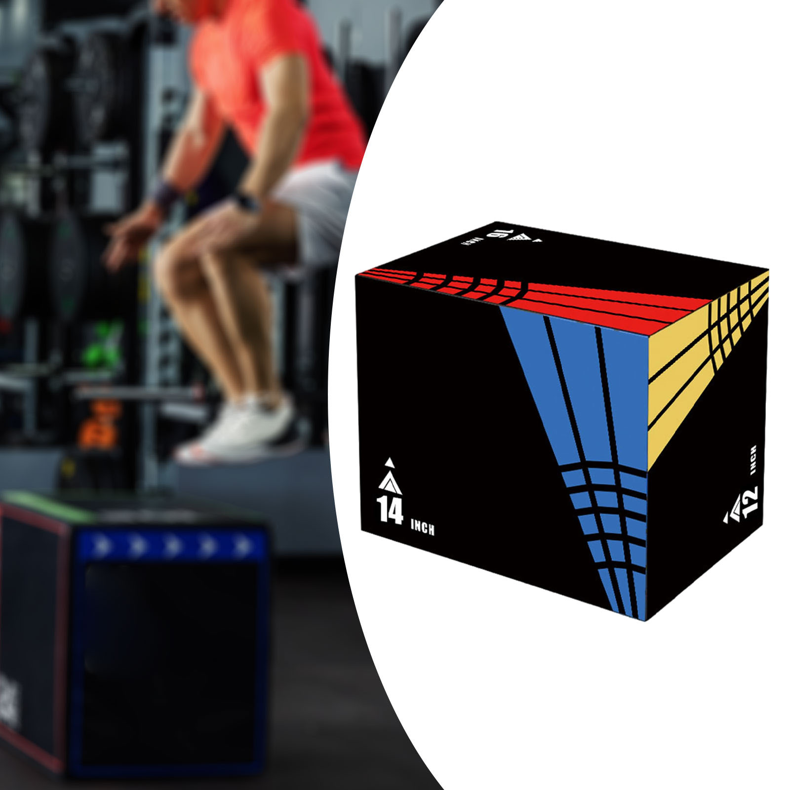 Pudełko do skakania 3 w 1, pud – Sports Equipment List recenzja i cena