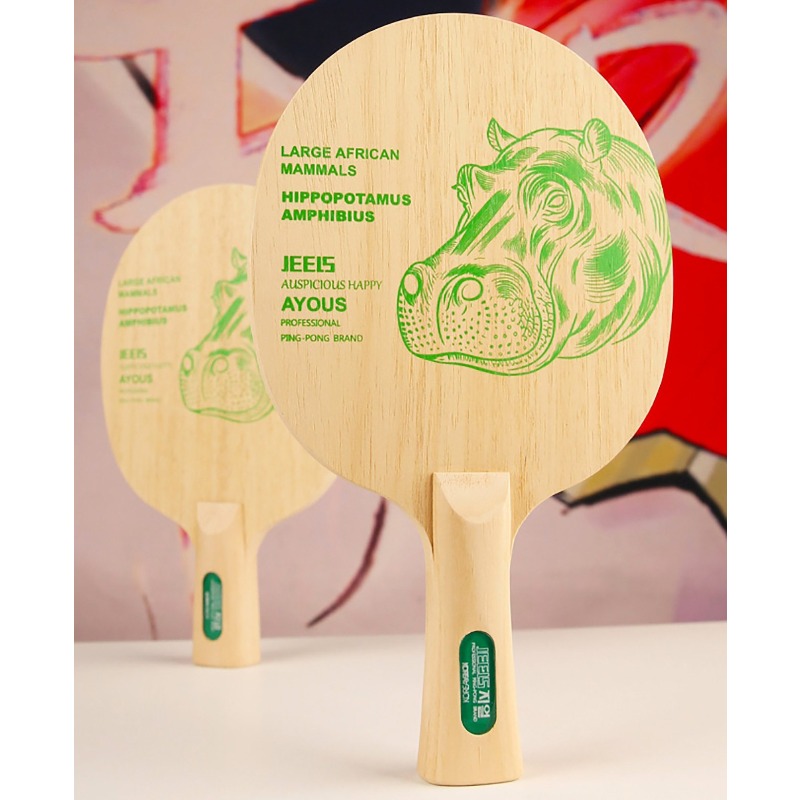 JEELS Green Hippo 1-warstwowa  – Table Tennis Paddle recenzja i cena